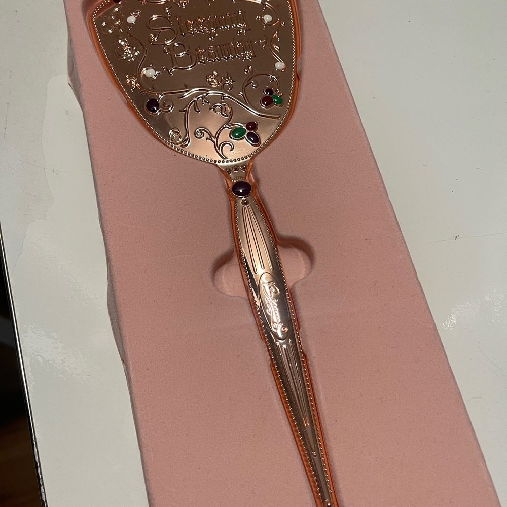 Besame Rose Gold Hand Mirror
